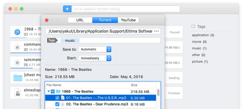 torrent client for mac 10.3.9